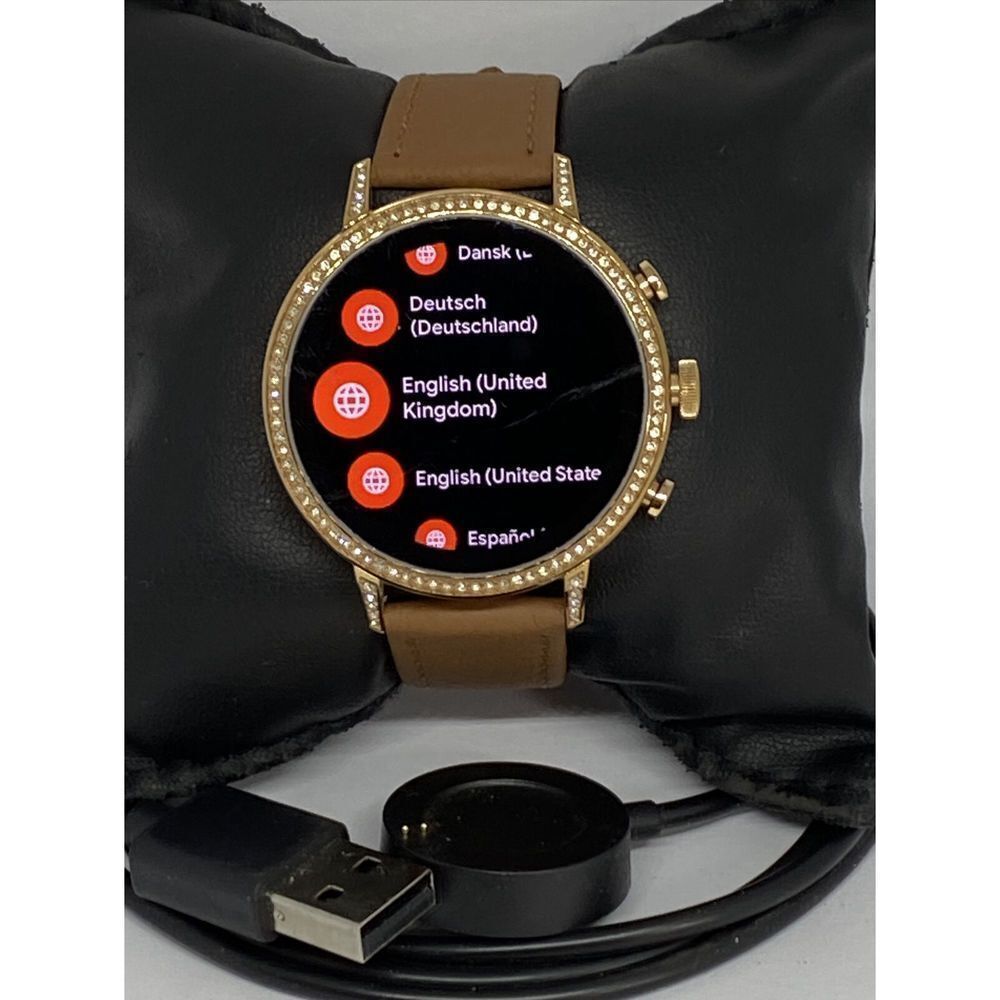 Fossil Gen 4 Authentic Digital Dial Smart Watch Custom Band FTW6011 CO52